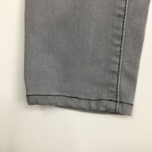 FRAME Denim Gray Westgate 5 Pocket Logo Hardware Le Skinny De Jeanne Crop Jeans - Picture 16 of 16